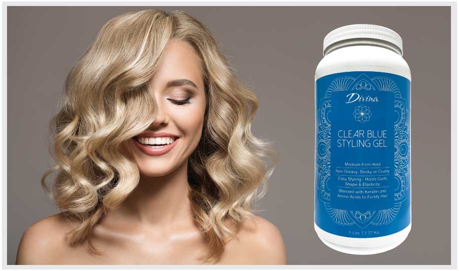 Clear Blue Styling Gel